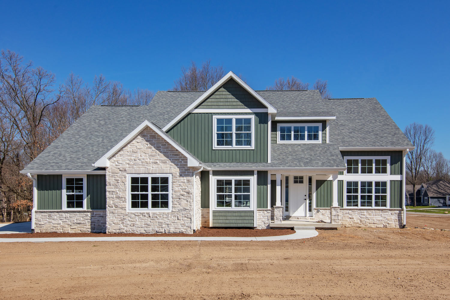 modern craftsman Todd Roberts built home in mattawan